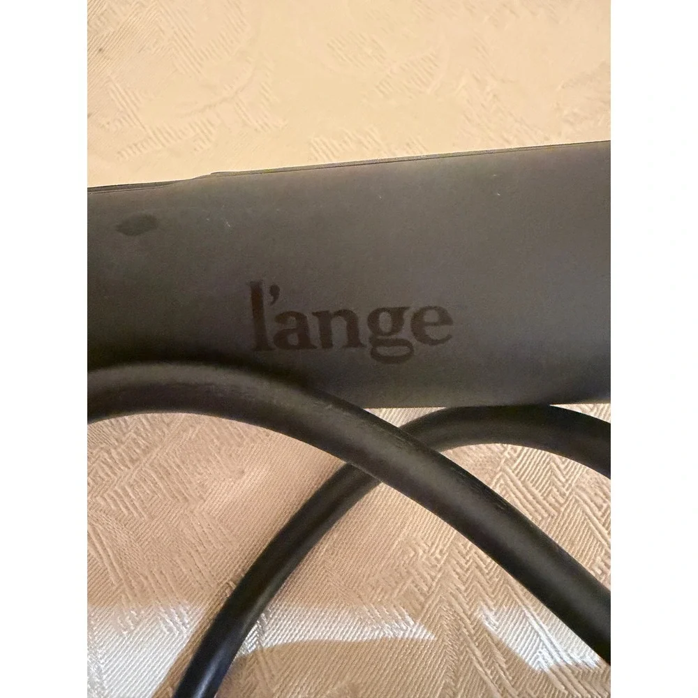 L'ange Le Duo 360 Airflow Styler Matte Black Titanium Flat Iron Curler L-139